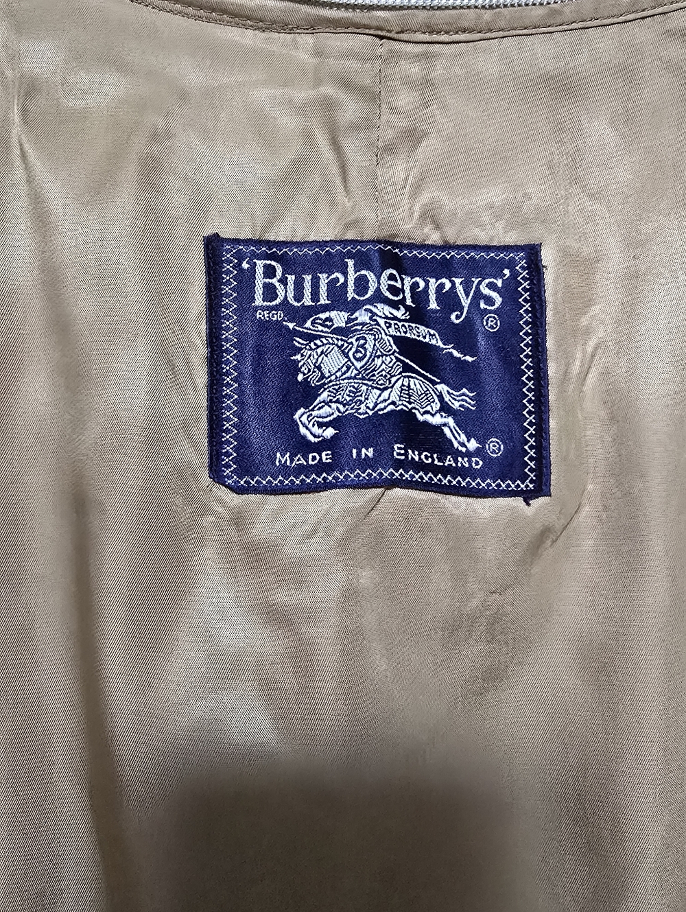 Burberry Beige Nova Check Sleeveless Long Vest/Liner With Zipper - Picture 5 of 11